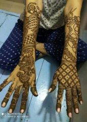 Bridal Back Hand Mehndi