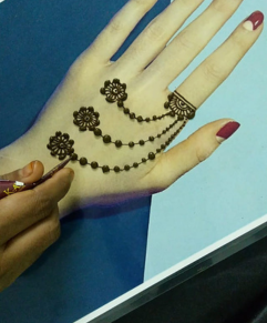 Simple Jewellery Mehndi Design Photos