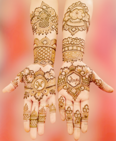 New Mehndi Design Photo Front