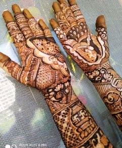 Stylish Full Hand Mehndi Designs