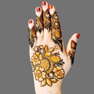 Popular Instagram Modern Back Hand Mehndi Design post 2024, 2025