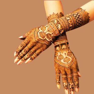 Stylish Modern Back Hand Mehndi Design Both Hands