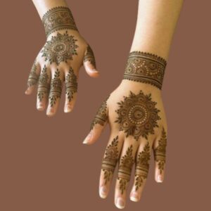 Full Back Hand Arabic Pakistani Mehndi Designs