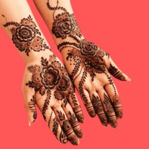 Bridal Pakistani Mehndi Design Simple 2024