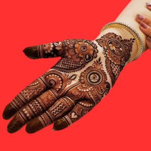 Beautiful Simple Khafif Mehndi Design Front Hand For Womens
