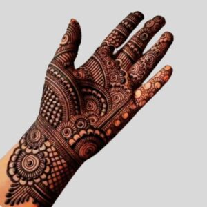 Bridal Pakistani Mehndi Design Front Hand