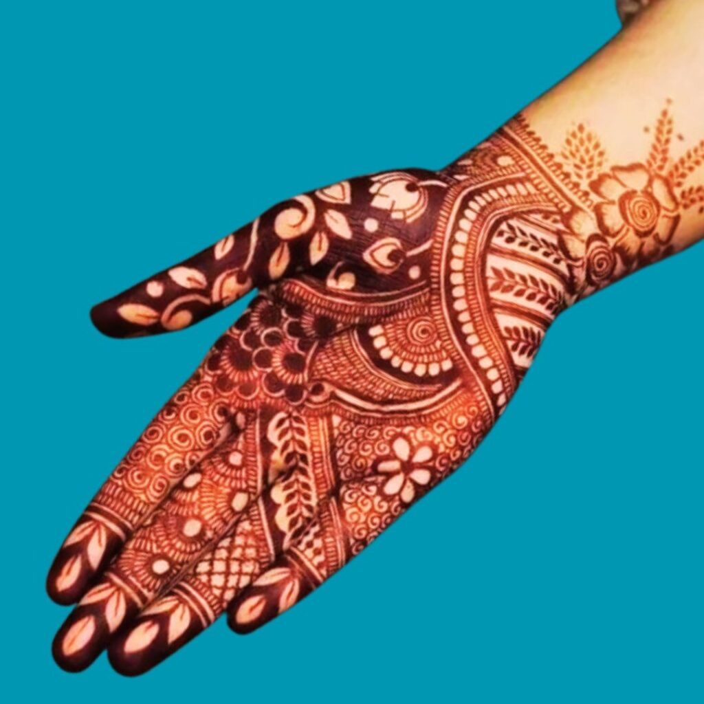 Royal Front Hand Mehndi Design ideas for beginners - Mehndi Design Simple