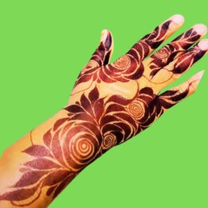 Simple Rose Mehndi Design Full Hand and Cool For Daily use lifestyle 