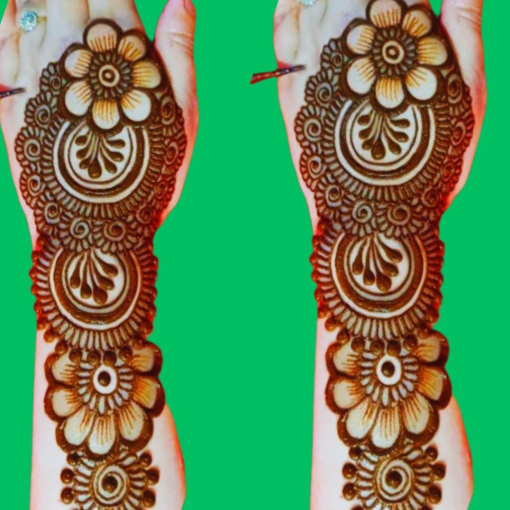 Arabic Mehndi Design Back Of Hand For Women