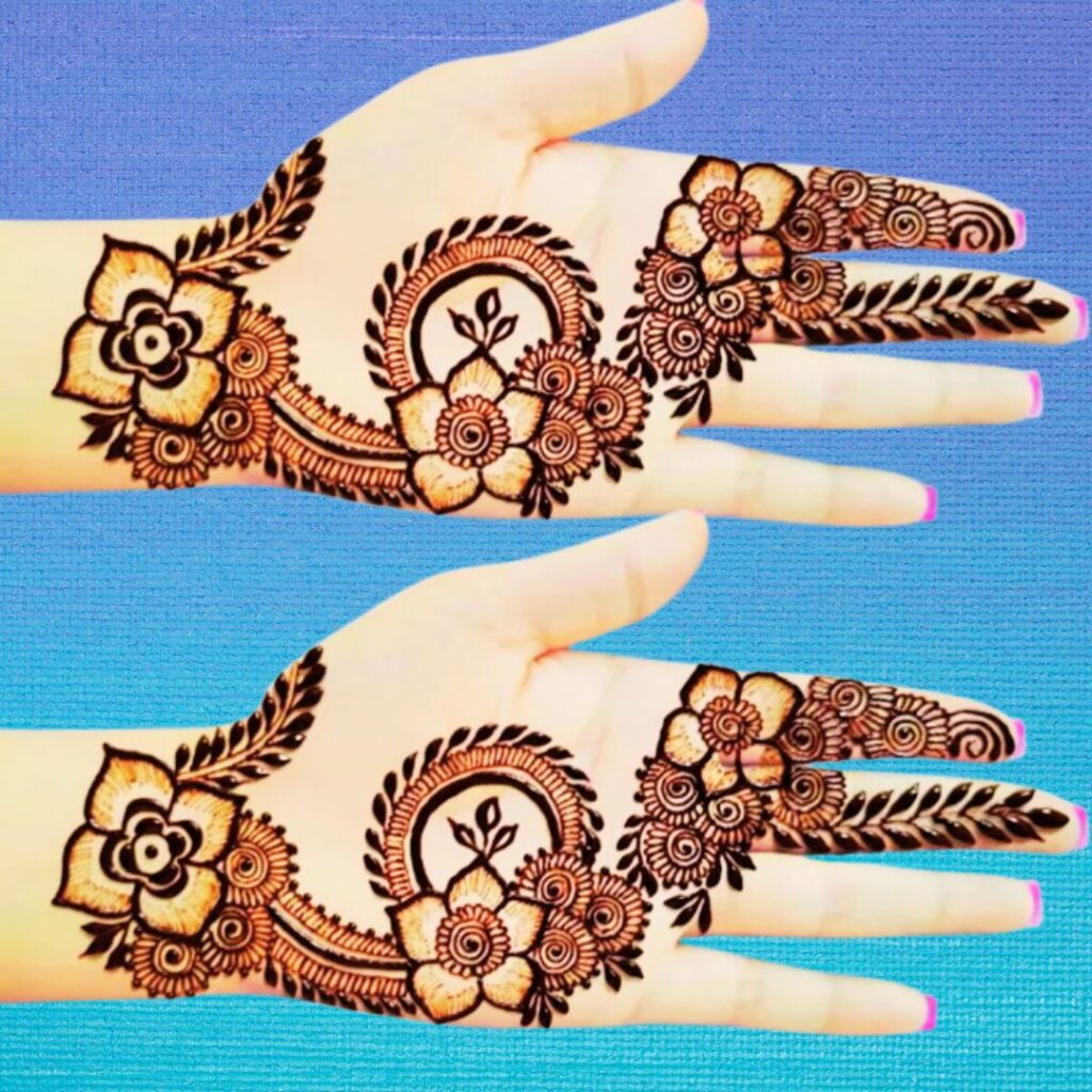 Easy Mehndi Design Of Simple For Daily Use