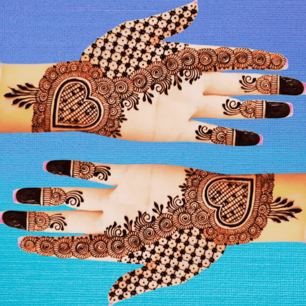 Front Hand Mehndi Design Of Simple