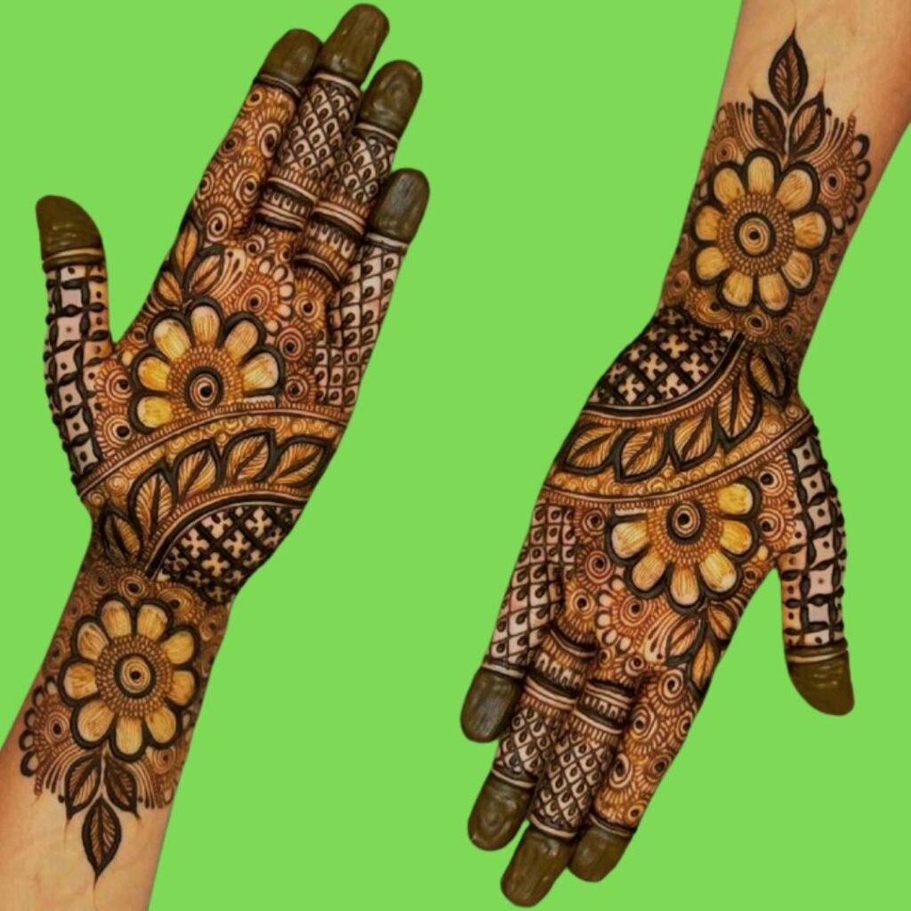 Simple Mehndi Design Of Royal Full Hand